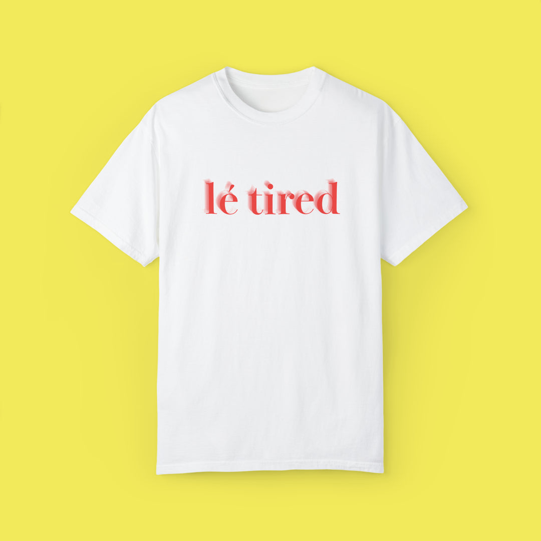 Lé Tired - Logo tee